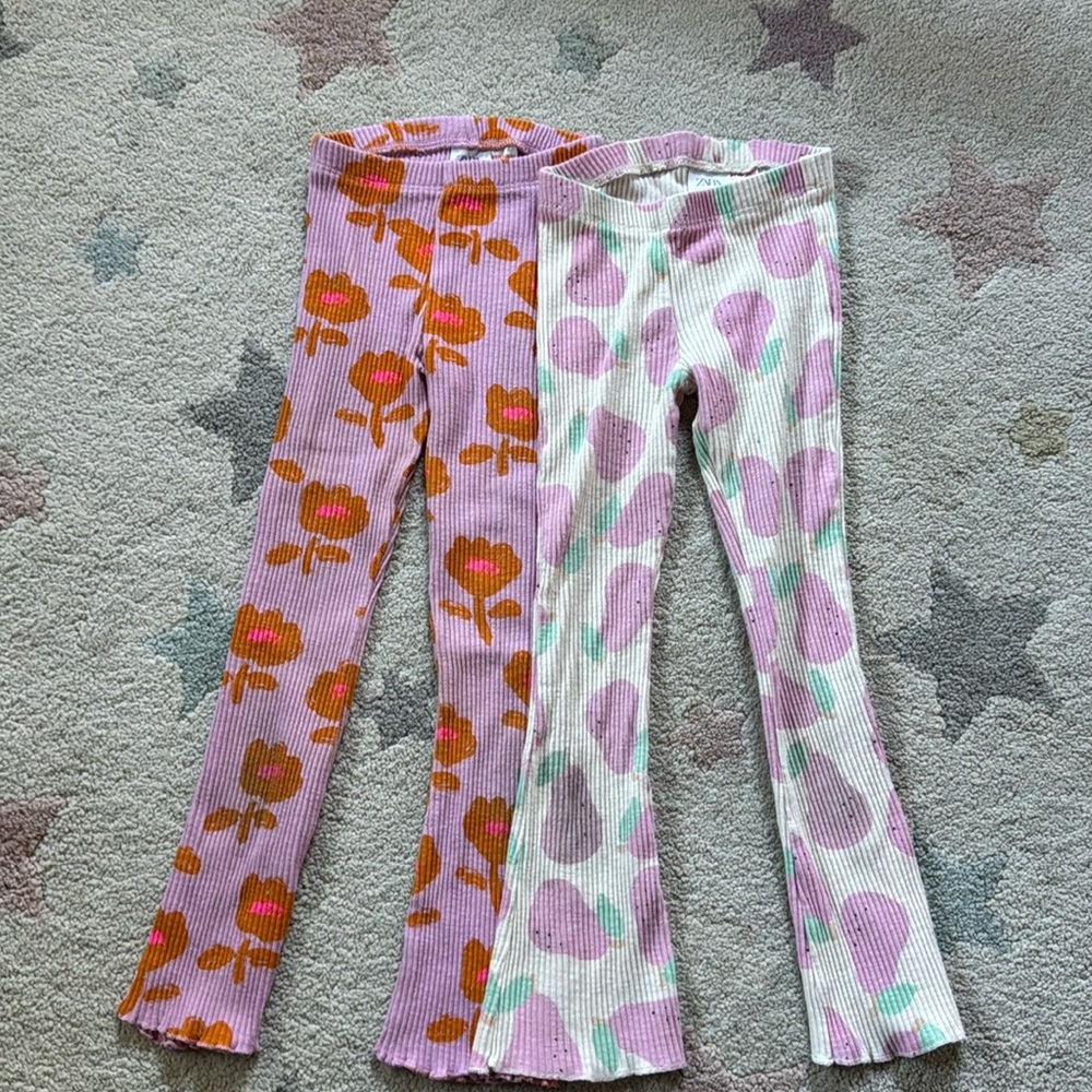 Lot of Zara Leggings, girls size 6.